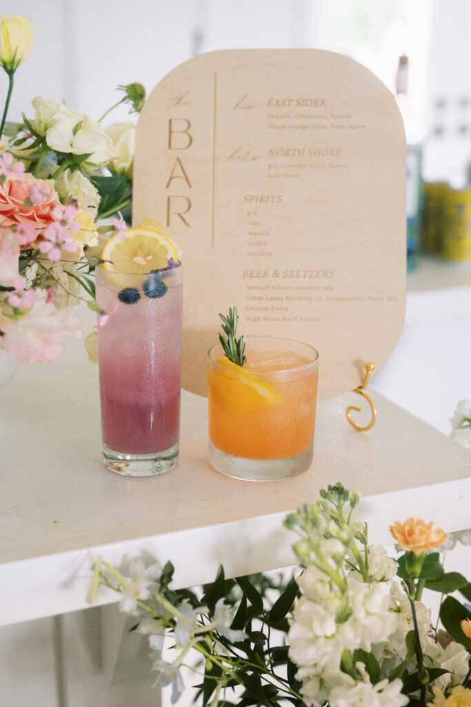 wedding signature drink ideas